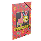 PACK 2 CARPETAS CON ELASTICO  BOB ESPONJA COLON 3