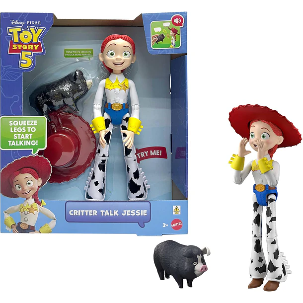 Jessie Interactiva Toy Story 5 Mattel Con Sonidos 1