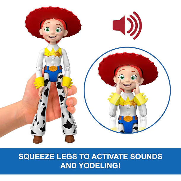 Jessie Interactiva Toy Story 5 Mattel Con Sonidos 3