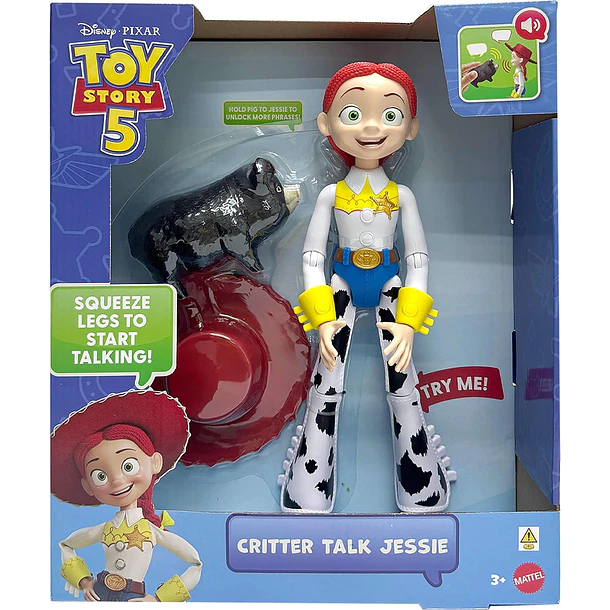 Jessie Interactiva Toy Story 5 Mattel Con Sonidos 5