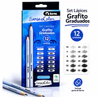 SET GRAFITOS HEX SENSE OF COLOR 12 UNIDADES TORRE 2