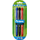BOLÍGRAFOS GEL BORRABLES 0,7 MM TORRE 3 COLORES 1