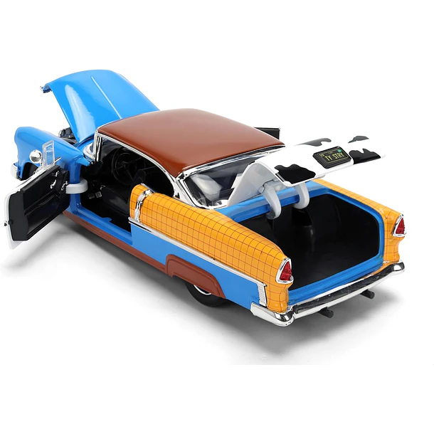 JADA TOY STORY WOODY CHEVROLET BEL AIR 1955 1:24 2