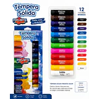 TÉMPERA SÓLIDA PROARTE 12 COLORES  2