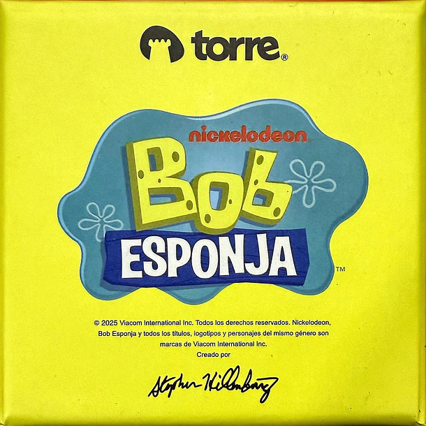 PORTALÁPICES CUADRADO BOB ESPONJA TORRE 8X8 CM  4