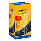 LÁPIZ PASTA CRISTAL AZUL PUNTA FINA CAJA 50 UNIDADES BIC 1