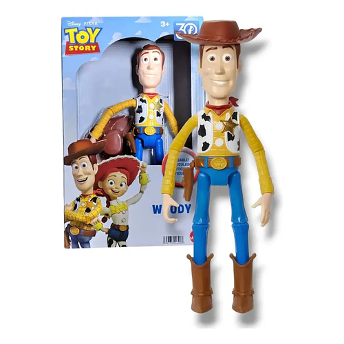 WOODY TOY STORY FIGURA ARTICULADA CON SOMBRERO REMOVIBLE