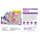 BLOCK DE STICKERS ADETEC +400 STICKERS 6 LÁMINAS 2