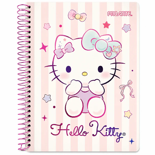 CUADERNO TRIPLE CARTA PROARTE HELLO KITTY 150 HJS 3 MAT UND 2