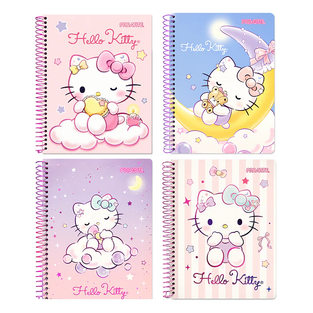 CUADERNO TRIPLE CARTA PROARTE HELLO KITTY 150 HJS 3 MAT UND 1