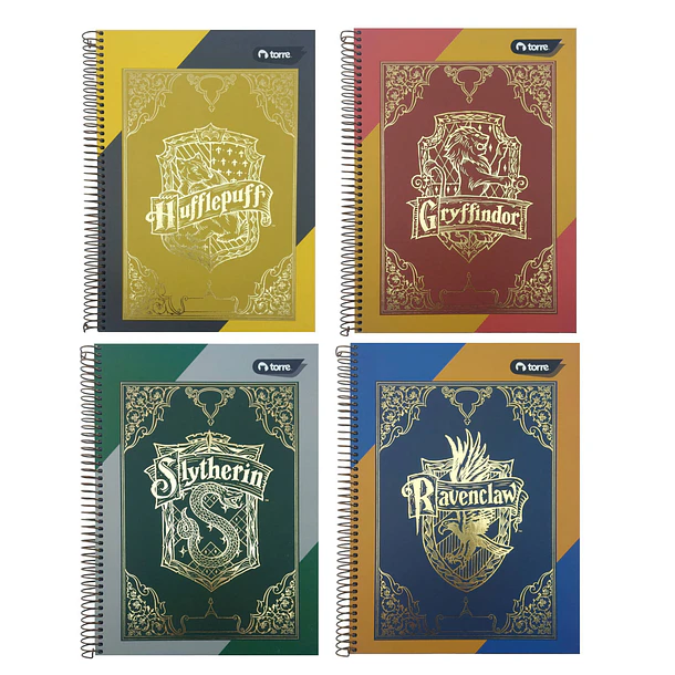 CUADERNO TOP TRIPLE TORRE 150H 7MM HARRY POTTER CARTA UND 1