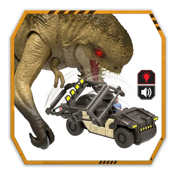 JURASSIC WORLD DISTORTUS REX RC CON VEHÍCULO 3