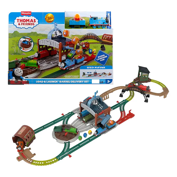 PISTA THOMAS & FRIENDS LOAD & LAUNCH BARREL DELIVERY 1