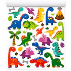 ÁLBUM STICKERS REUTILIZABLES DINOSAURIOS Y ANIMALES ARTEL 3