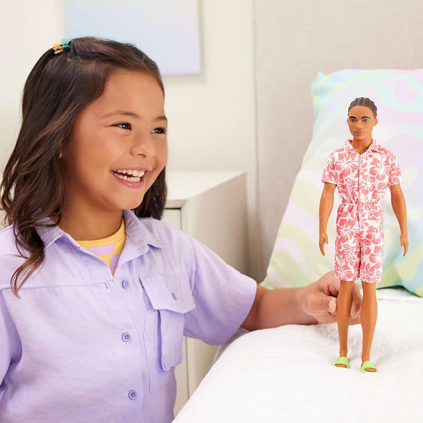 MUÑECO KEN FASHIONISTAS #235 MONO HAWAIANO MATTEL 6