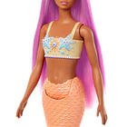 MUÑECA BARBIE SIRENA CABELLO ROSA MATTEL HRR05 3