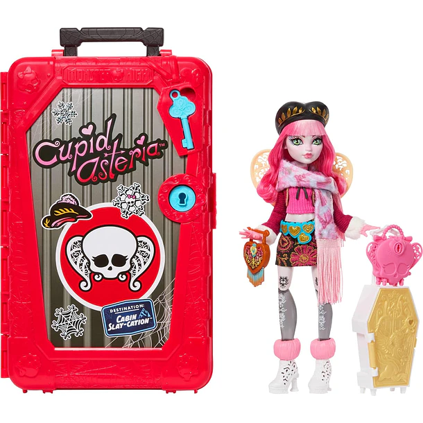 MONSTER HIGH CUPID ASTERIA SKULLTIMATE SECRETS MATTEL 1