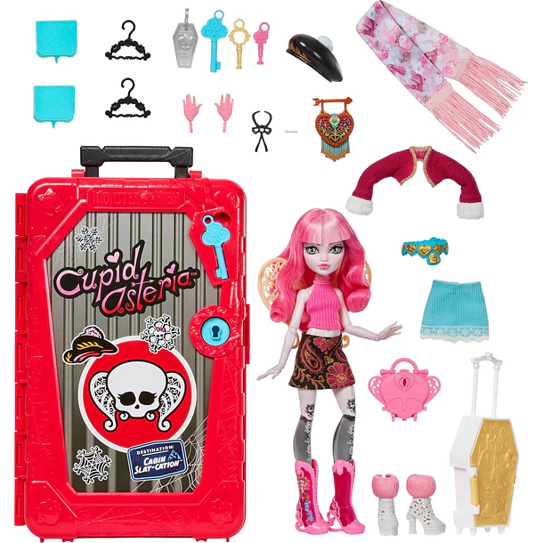 MONSTER HIGH CUPID ASTERIA SKULLTIMATE SECRETS MATTEL 5