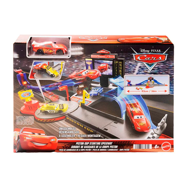 PISTA JUGUETE CARS ACROBACIAS COPA PISTÓN  1
