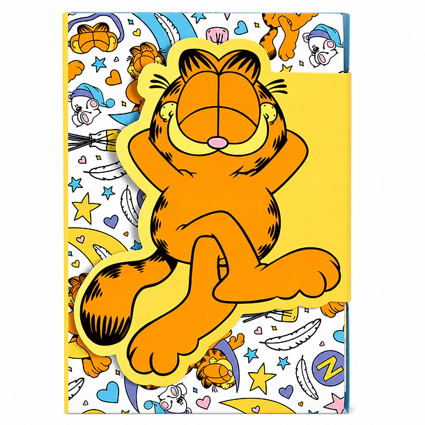 SET DE NOTAS ADHESIVAS GARFIELD TORRE 9 PIEZAS 30 HOJAS 1