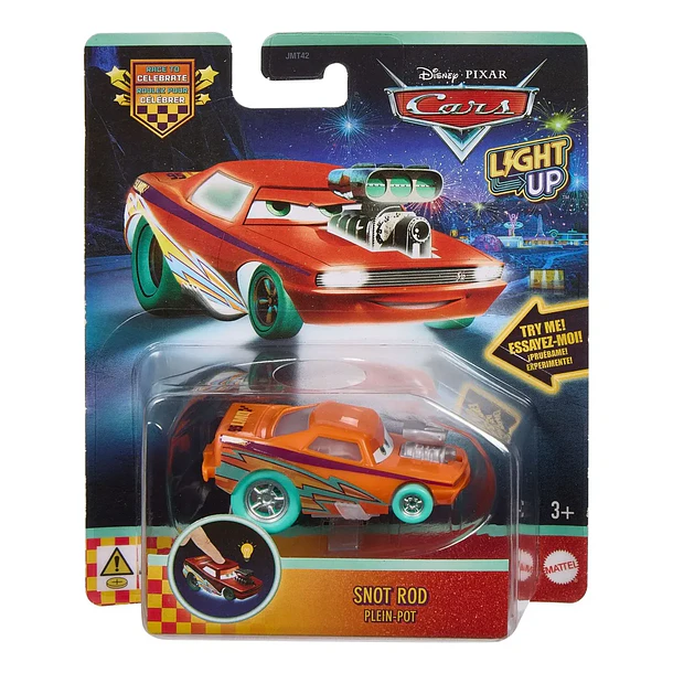 AUTO CARS SNOT ROD CON LUZ DISNEY PIXAR MATTEL 2