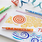 CRAYONES DE CERA RETRÁCTILES FABER-CASTELL 12 COLORES TWIST 5