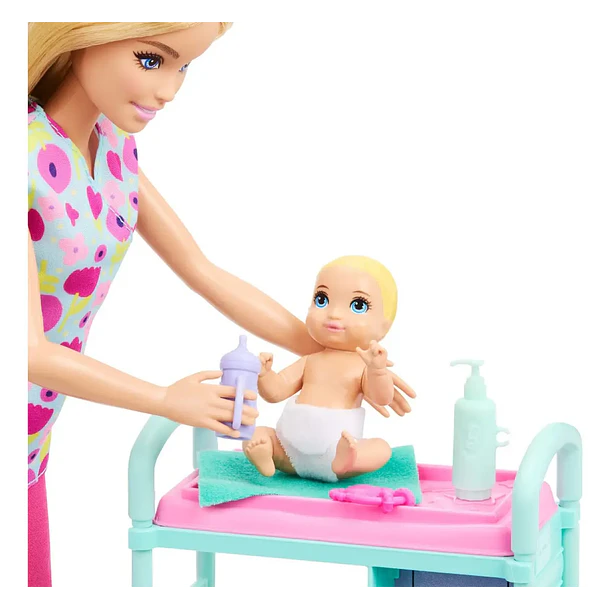 BARBIE PROFESIONES CARRERS PEDIATRA RUBIA MATTEL 4