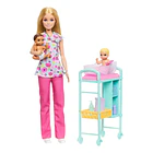 BARBIE PROFESIONES CARRERS PEDIATRA RUBIA MATTEL 1