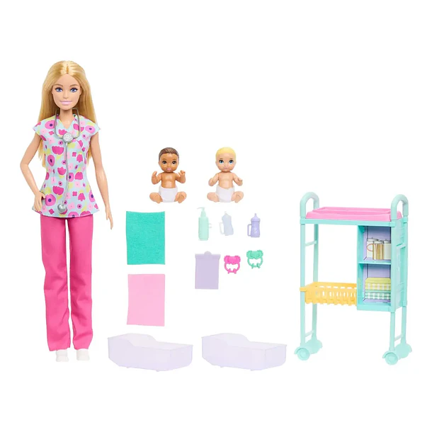 BARBIE PROFESIONES CARRERS PEDIATRA RUBIA MATTEL 7