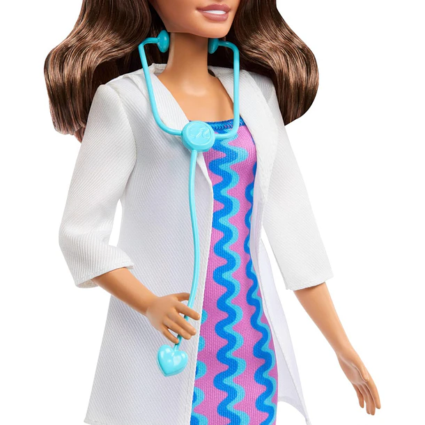 MUÑECA BARBIE DOCTORA CON ESTETOSCOPIO MATTEL 2