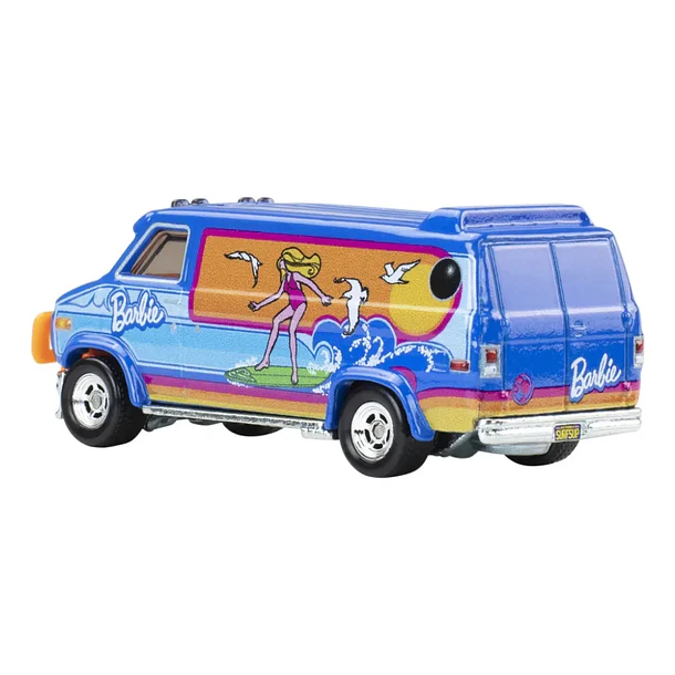 HOT WHEELS PREMIUM GMC PANEL VAN BARBIE 1:64 3