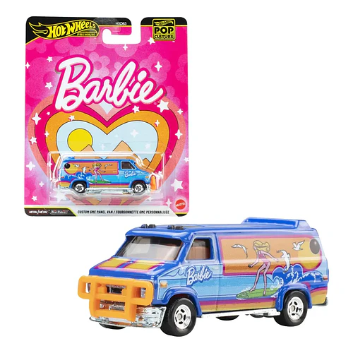 HOT WHEELS PREMIUM GMC PANEL VAN BARBIE 1:64