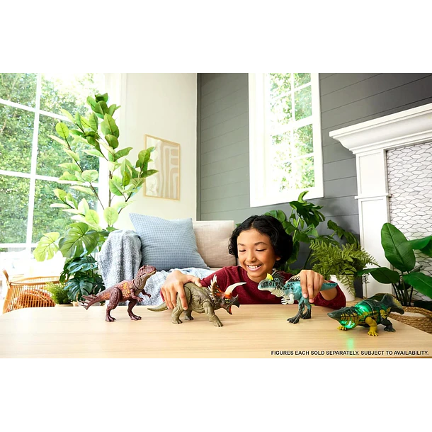 JURASSIC WORLD METRIACANTHOSAURUS WILD ROAR LUCES 3