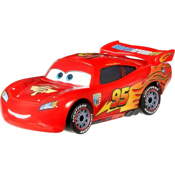 CARS RAYO MCQUEEN CON LLANTAS DE CARRERAS 1:55 3