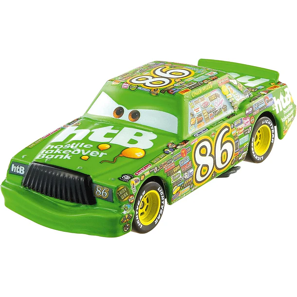 DISNEY PIXAR CARS CHICK HICKS AUTO 1:55 MATTEL 1