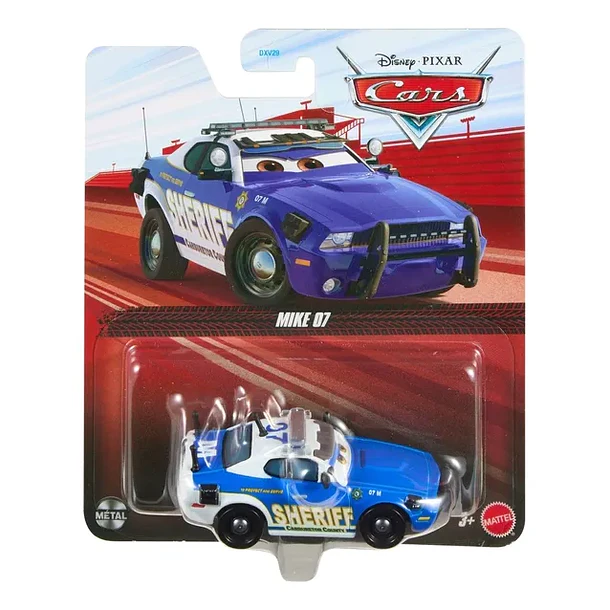 DISNEY PIXAR CARS MIKE 07 METÁLICO ESCALA 1:55 3