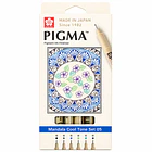 SET TIRALÍNEAS SAKURA PIGMA MANDALA TONOS FRIOS 05 1