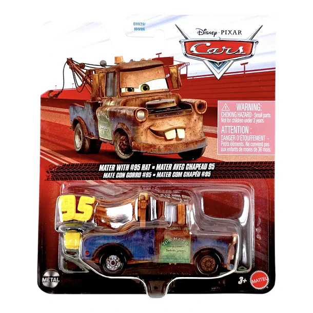 DISNEY PIXAR CARS MATE CON GORRO #95 FLL68 MATTEL 4