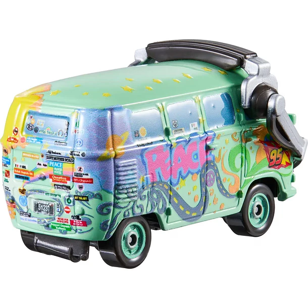 DISNEY PIXAR CARS FILLMORE EQUIPO DE CARRERAS 1:55 4