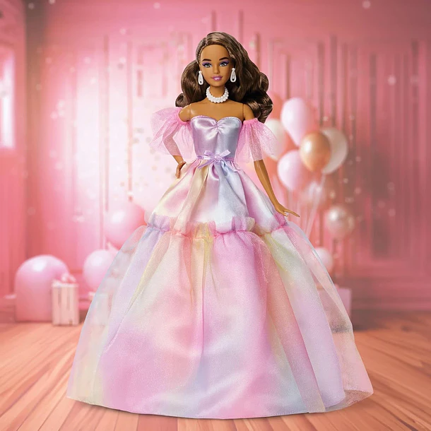BARBIE SIGNATURE BIRTHDAY WISHES MUÑECA MATTEL 4