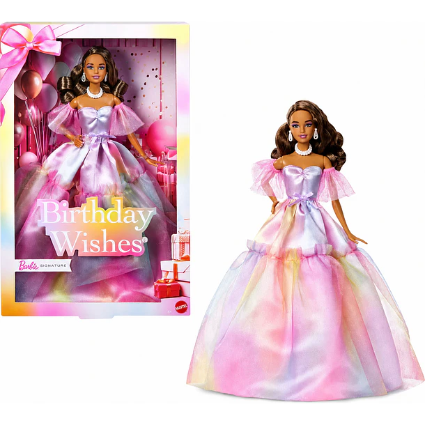 BARBIE SIGNATURE BIRTHDAY WISHES MUÑECA MATTEL 1