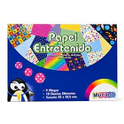 PAPEL ENTRETENIDO MURANO 18 COLORES 9 PLIEGOS 25X32,5 CM 1