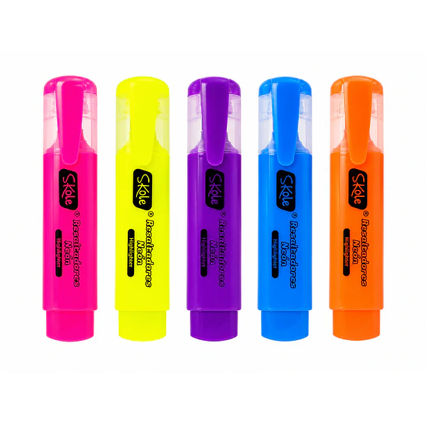 RESALTADOR HIGHLIGHTER NEÓN SKOLE POR UNIDAD 1
