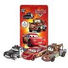 SET 3 AUTOS CARS METAL RAYO MCQUEEN MATE SHERIFF MATTEL 1