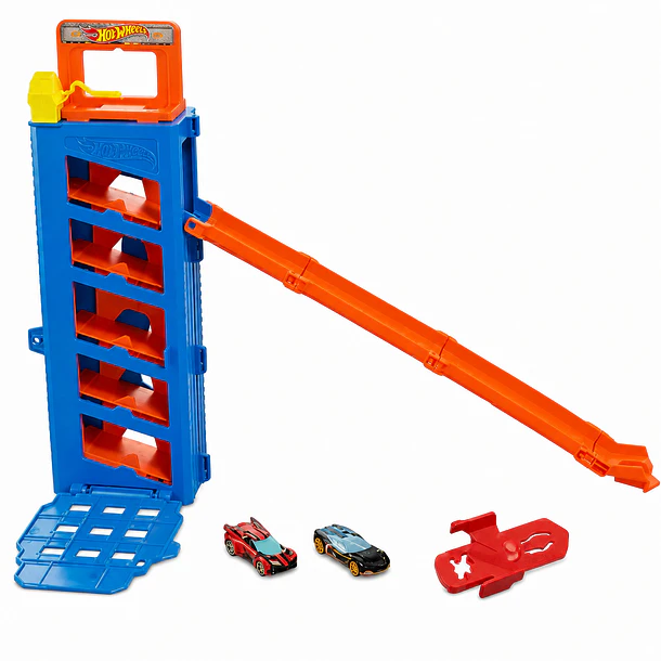 HOT WHEELS ESTACIONAMIENTO BOMBEROS SPEED & GO 2