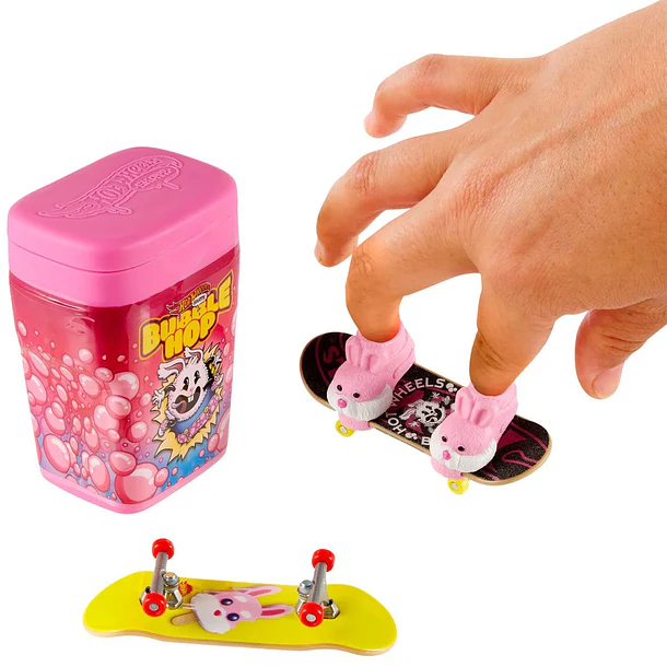 HOT WHEELS SKATE BUBBLE HOP PAQUETE DE CHICLES 4