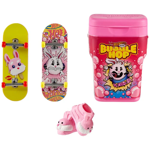HOT WHEELS SKATE BUBBLE HOP PAQUETE DE CHICLES