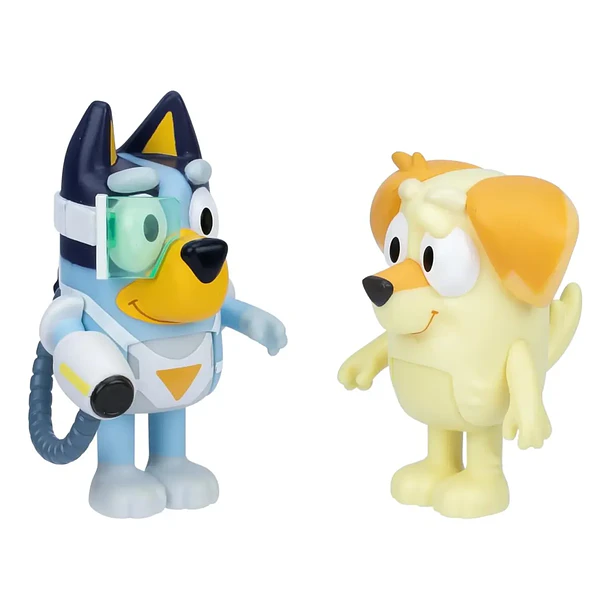 FIGURAS BLUEY SURPRISE BLASTER SUIT 2 PACK 2