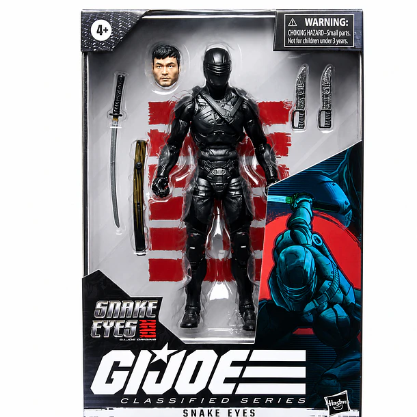 FIGURA SNAKE EYES GI JOE CLASSIFIED SERIES HASBRO 5