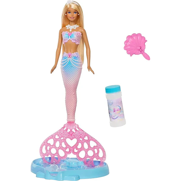 BARBIE SIRENA BURBUJAS MÁGICAS MATTEL 2